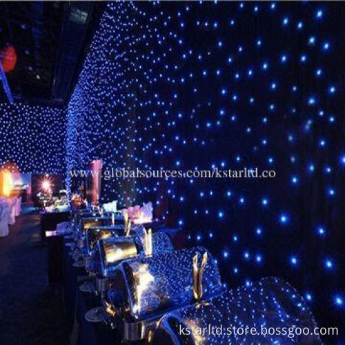 LED Star Cloth with 20 Pieces Supper Bright LED Per Square Meter, AC 90-260V